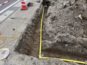都市ガス埋設管工事